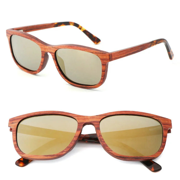 Factory Wholesale Polarized Wooden Sunglasses for Ladies or Man
