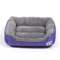 2022 Hot Sale Large Dog Sofa Bed Cozy Rectangle Dog Couch in Waterproof Oxford Fabric with Printed Pattern Hot Sale Dog Bed