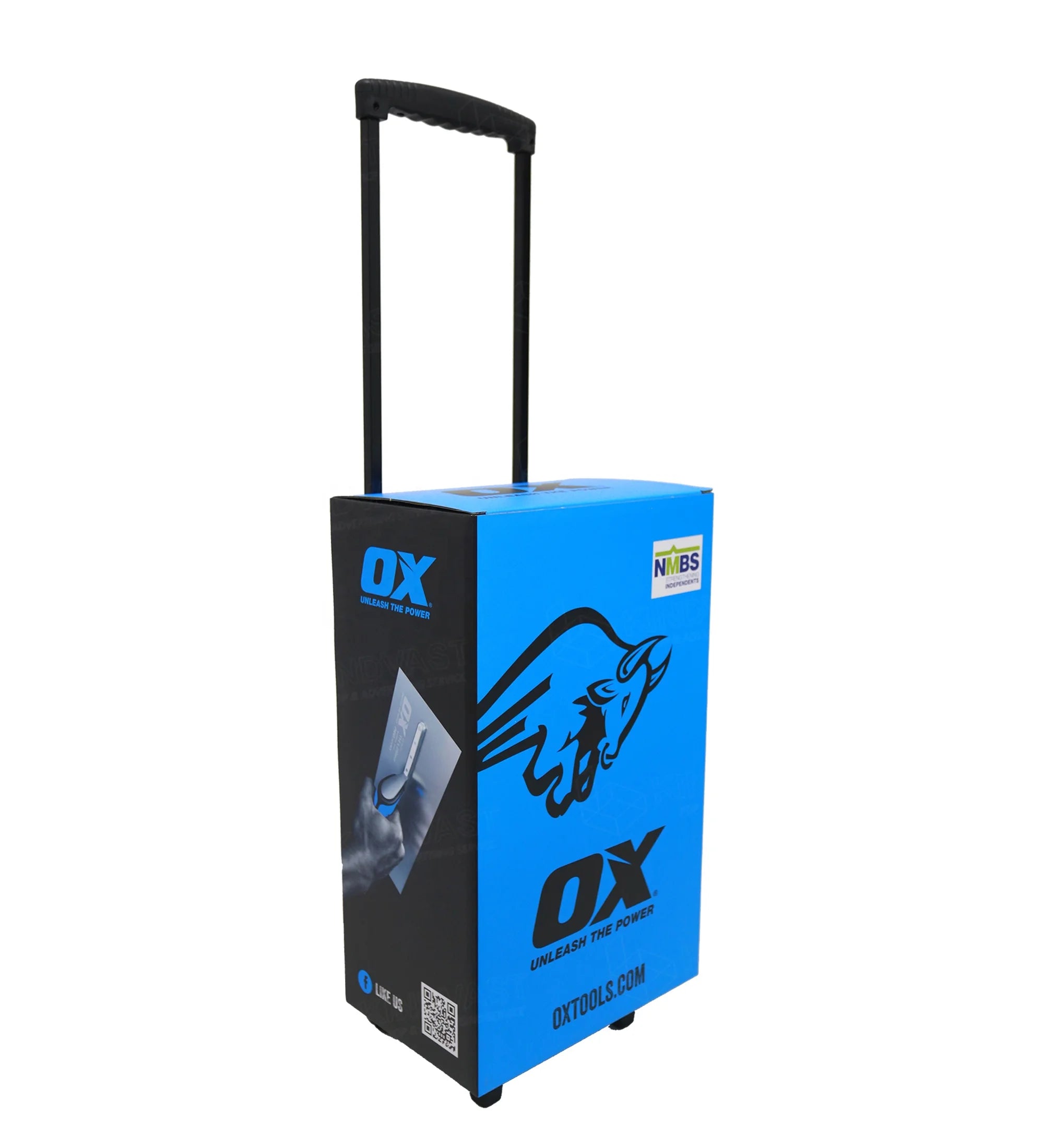 Light Weight Cardboard Paper Display Rack Advertising or Promotion Customized Perfume Trolley Booth for Retail Shop
