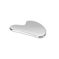 Customized Heart Shape Facial Lifting Stainless Steel Body Face Massage Gua Sha Board Masseur De Visage Gia Sha Tools