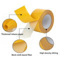 Cloth Based Die Cut Double-sided Tape High Viscosity Waterproof No Trace Yellow Transparent Mesh Stitching Double-sided Carpet