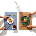 43*30cm Faux Leather Home Placemat Waterproof Good Quality Oil Edged Table Mat Place Mats for Dinning Table