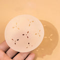Popular Silicone Round Nipple Pasties for Women Comfortable Adhesive Breathable Breast Cover Hole Skin Color 8cm Bra Pads Rubra