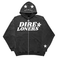 Authentic French Terry Acid Wash Custom Zip-Up Hoodie Digital Puff Fleece Cotton Mens Full-Zip Winter Waterproof Eco-Friendly