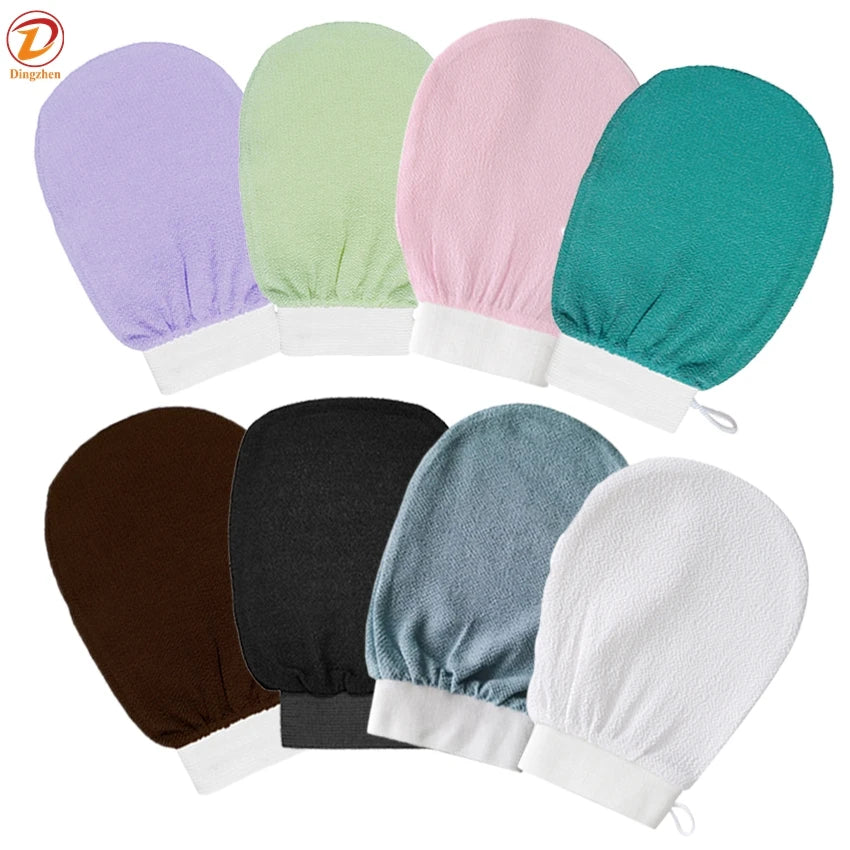 Viscose Reusable Shower Mitt Bath Scrub Towel Korean Self Tan Exfoliating Bath Deep Clean Body Top Quality Cleaning Morocco Mitt