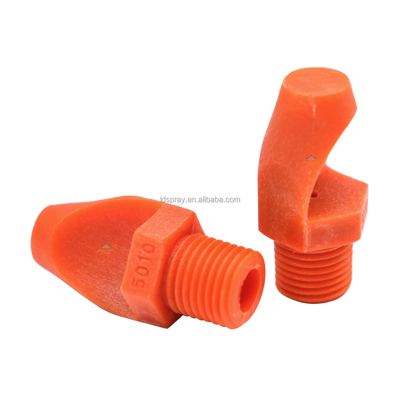Leader Spray 1/4-V-PP-5010/5020 Plastic Red White V Shape High Impact Spraying Vegetable Fruit Wash Clean Part Nozzle Tools