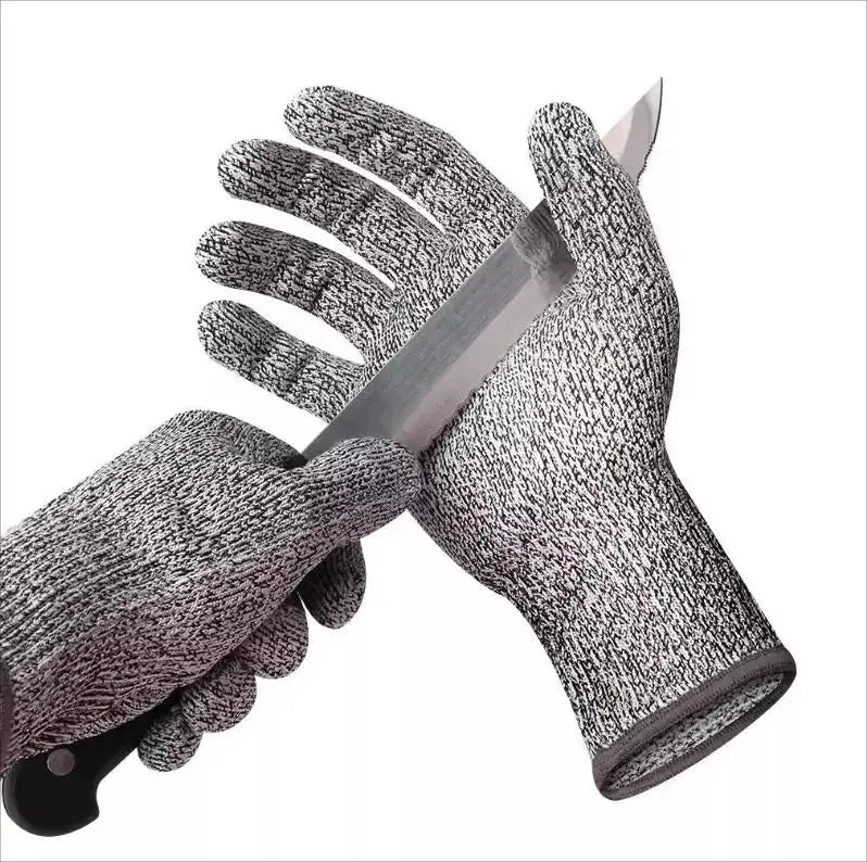 EN388 HPPE Cut Resistant Level 5 Kitchen Protection Safety Gloves Manufacturer's Anti-Cut Household Food & Wood Carving Gloves