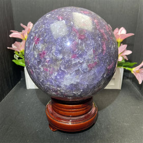 Wholesale Natural Mixed Materials Big Spheres Amber Agate Dragon Blood Stone Large Sphere for Decoration