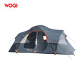 WOQI Four-Season One Bedroom Camping Tent Quick Automatic Opening Large 10-Person Family Single Layer >3000mm Waterproof