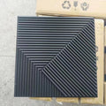 2024 New Design PVC Decorative Textures Black 3D Wall Panels Black Wall Cladding for Cinema Wall Decor