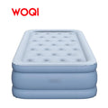 WOQI Modern Portable Lightweight Air Bed Mattress with Express Pump and Raised Edge Support for Outdoor and Indoor Use