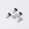Zinc Alloy Nylon Rubber Cover Shelf Support Pins Furniture Fasteners Cabinet Wardrobe Glass Non-slip Shelf Support Rivet Nail