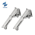 2 PCS 8 Inch to 20 Inch Good Quality Stainless Steel Foldable Heavy Dutywall Mounted Metal Folding Angle Shelf Brackets