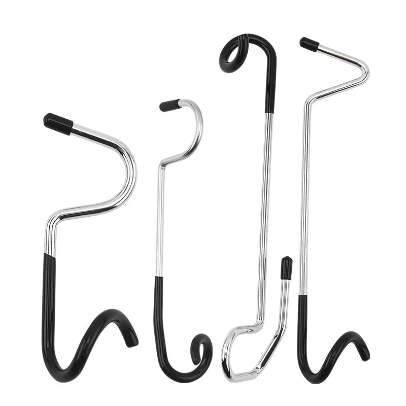 IRONDONKEY Camping Clothes Hook Outdoor Light Hook Stainless Steel Clothes Hanger Clip Camping Accessories