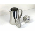 12-Ounce Dual-Filter Stainless Steel French Press Coffee Plunger Pot Brewer with Lid Kitchen Use
