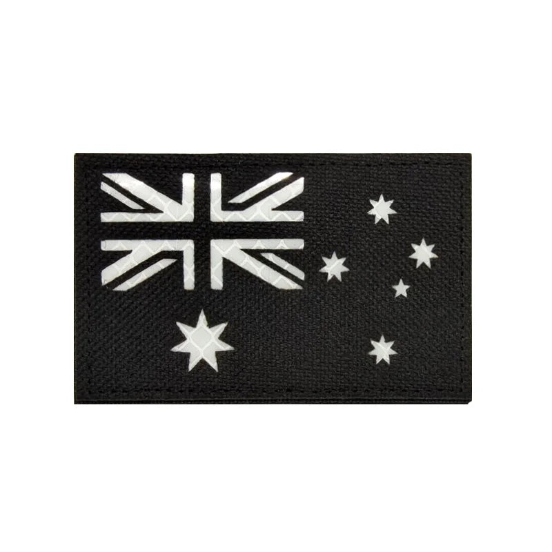 Infrared Reflective Australian Flag Patch NIR Tactical Helmet Accessories