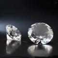 80mm Clear Big Stone Crystal Glass Diamond Paperweight Wholesale