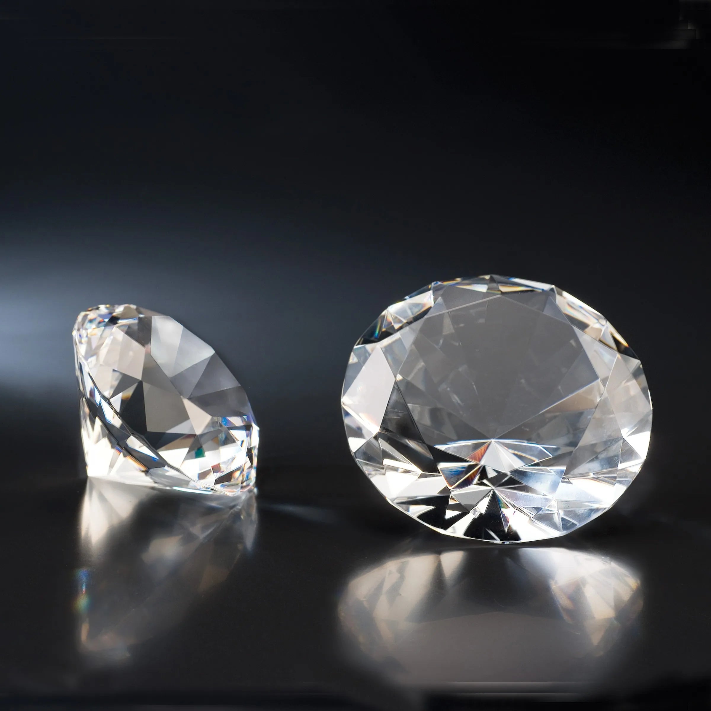 80mm Clear Big Stone Crystal Glass Diamond Paperweight Wholesale