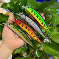 Japan Lure 120mm 18g Long Casting Minnow Plastic Fishing Lure Saltwater Floating Hard Body Swimbait Wobbler Lure Jerkbait