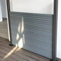 New Design Wpc Fence Easy to Install Better Than Pvc Vinyl Fence Garden Fence  Wpc Material