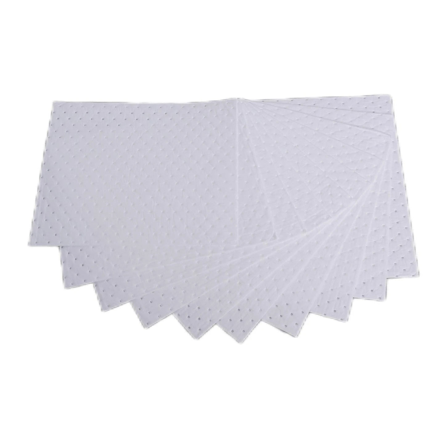Health Run Hotsale 100% pp 2mm Tearble Light Weight Oil Absorbent Mat Spill Control Dimpled Oil Only Pads Bag