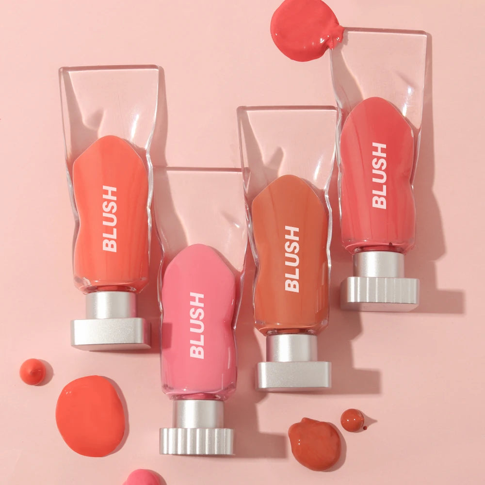 Wholesale Customizable Face Makeup Long Lasting Waterproof Liquid Blusher High Pigment Vegan Liquid Blush