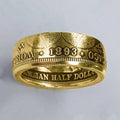 2020 New Custom Female and Male Handmade Minimal Rings Classic Retro Coin Morgan 1983 Alloy Vintage Ring MegaBDM