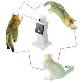 UFBemo Pet Electronic Rechargeable Robotic Interactive Light Machine Cat Playing Laser Toy