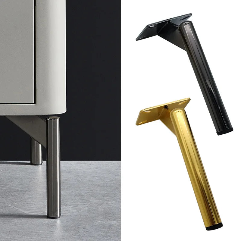 Hardware Foot Thickened Furniture Metal Sofa Leg Iron Modern Sofa Leg Tea Table Metal Support TV Grey Furniture Legs for Sofa