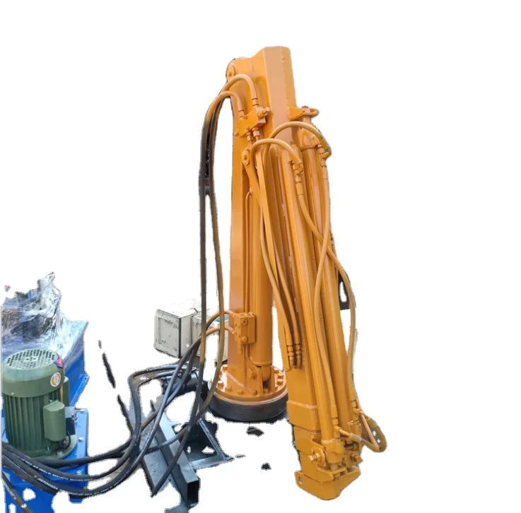 Free Shipping!!Forklift Truck Car Ship Boat Marine Trailer Vessel Mounted Small Crane Boom Lift Design for High air Work Ground