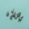 Wholesale Vintage Bracelet Necklace Pendant Charm 925 Sterling Silver Antique Silver Pendant for Jewelry Making