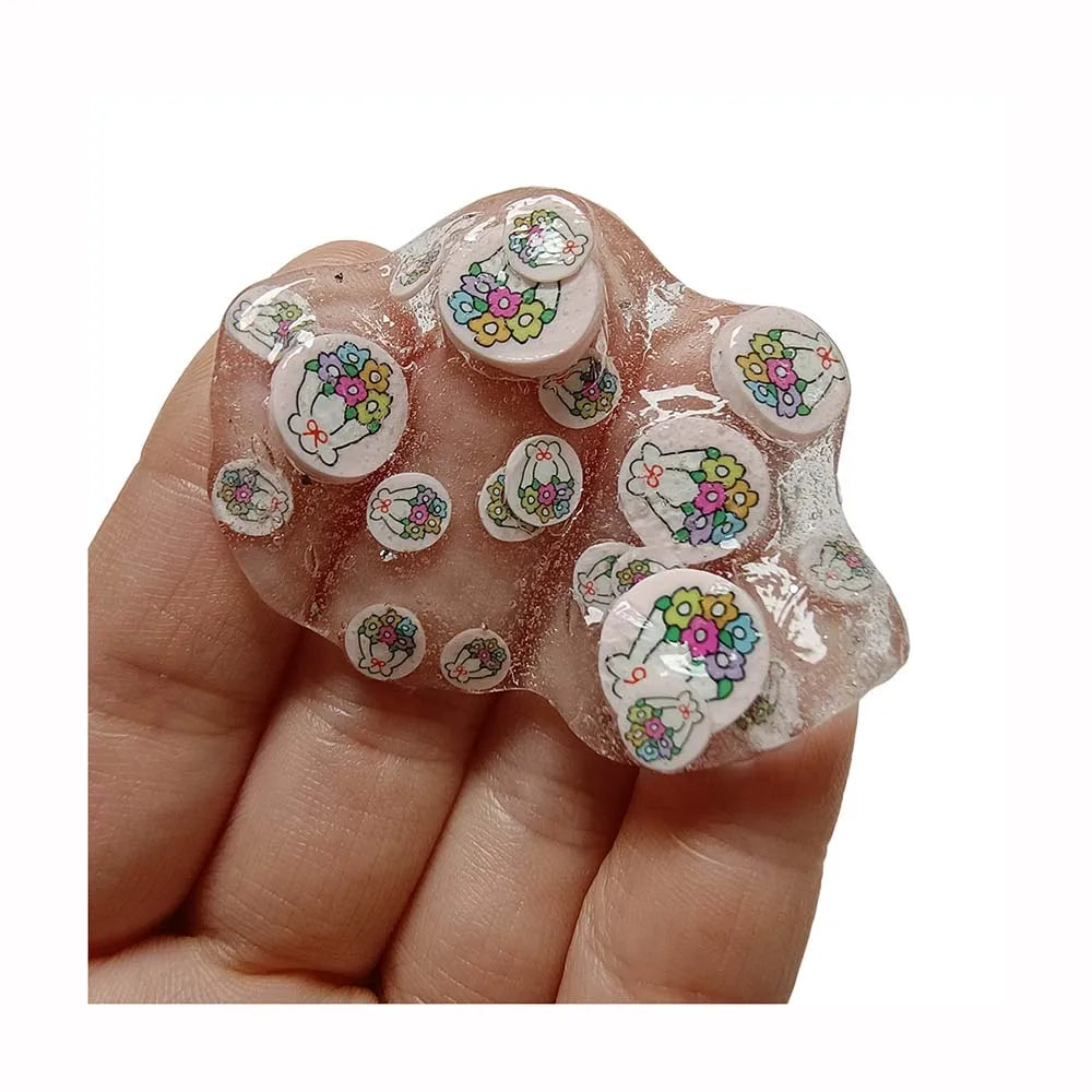 5mm 10mmPolymer Clay Flower Slices Flowers Festival Sprinkles for DIY Crafts Tiny Cute Clay Slime Filling Accessories and Nails