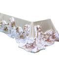 100% Polyester Rectangular Tablecloth 90X132 Inch Indoor Outdoor Wedding Banquet Birthday Party Overlay Woven Technique for