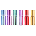 Electrolytic Gold Silver Rose Gold Perfume Roll on Bottle Essential Oil Glass Roller Bottles Purple Roller Bottle 5ml