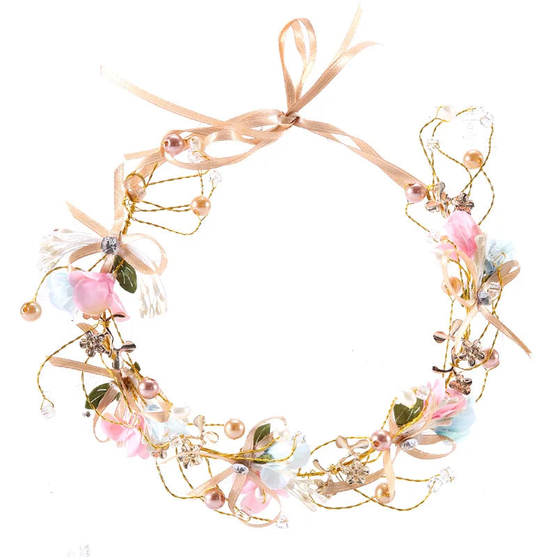 Hot Sale Kids Crown Tiara Bridal Flower Tiaras for Wedding Decoration