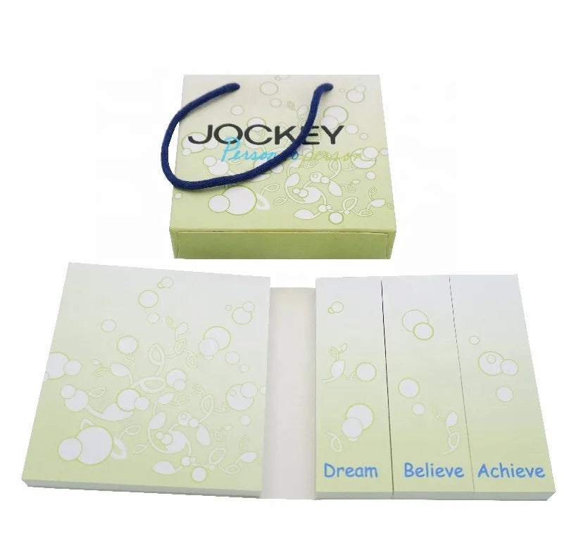 Custom Mini Shopping Pag Inside Sticky Note Pads Brand Promotion Gift