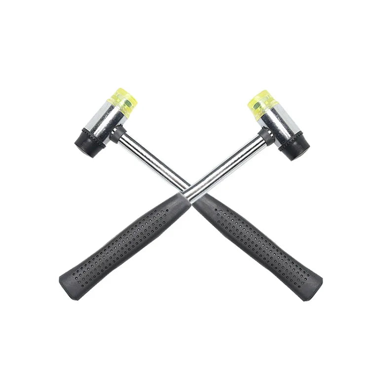 Guanfeng RTS Install Hammer 25mm Head Steel Hank Rubber Hammer Grommet Snap Button Rivet Button Install Hammer