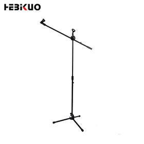 Factory Direct HEBIKUO M-200 Double Microphone Holder Stand Rack Musical Instruments Accessories for Professional Performances