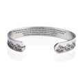 Popular 10MM Stainless Steel Open Bracelet Remember to Be Awesome Novelty Gift