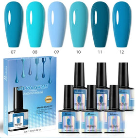 Misscheering Popular 6-color Suit Nail Polish Glue Transparent Series Light Color Glue Suit Nail Art