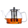 Hiware 1000ml Glass Teapot with Removable Infuser Stovetop Safe Tea Kettle Blooming and Loose Leaf Tea Maker Set