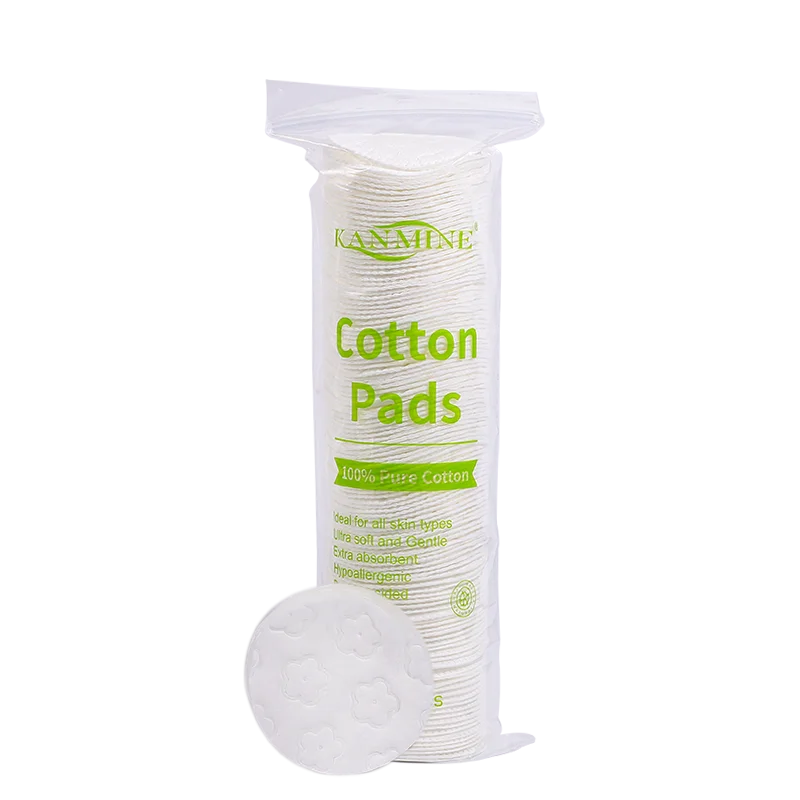 100 Pack Soft and Safe: 100% Cotton Facial Cleansing Pads