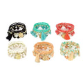 European American Fashion Jewelry Beautiful Head Coin Multi-layer Rice Bead Diamond Bohemian Women's White Tassel Bracelet