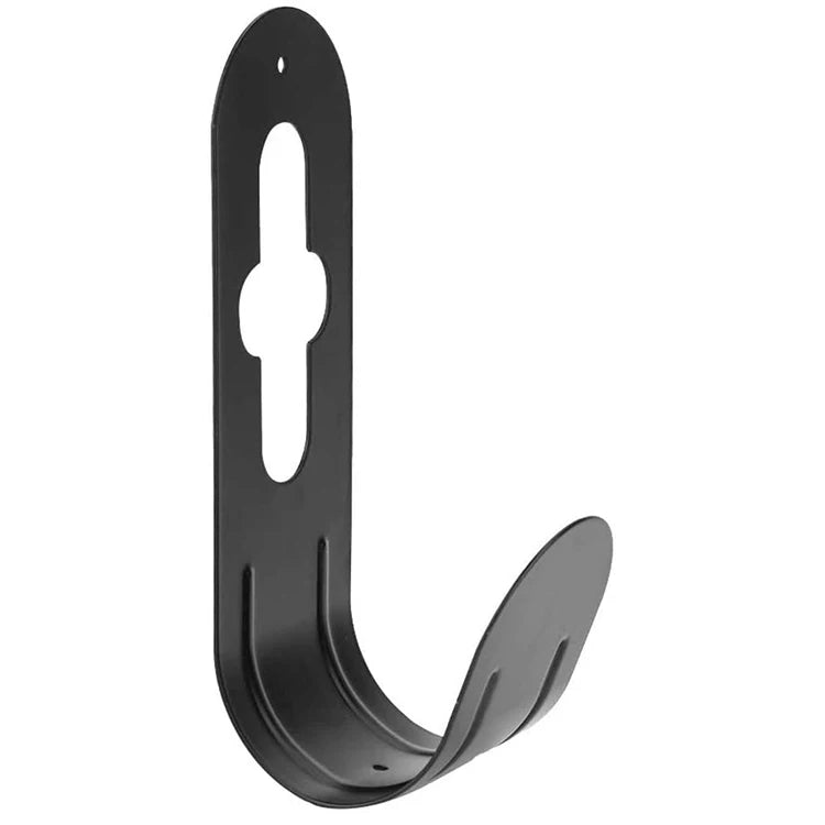 JH-Mech Heavy Duty Steel Hose Holder Multifunctional OEM Wall Mount Garden Hose Hanger With Coating Design for Storage Coat Use