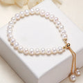 Youcheng Jewelry Hot Sale Fashion 18K Gold Adjustable Pearl Bracelet New Baroque Freshwater Pearl Bracelet Women