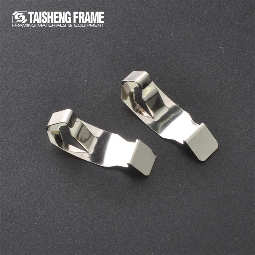 TS-K165 830 New Arrival Frameless Fixed Clips Zinc Plated Iron Framing Hardware Fitting for Photo Frames MegaBDM