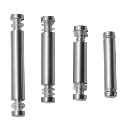 Double Flat Top Head Glass Standoff Sign Holder Screws Stainless Steel Advertising Nails