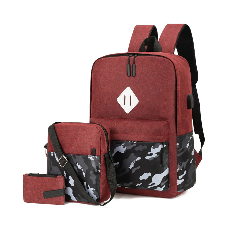 New Design Wholesale School Backpacks Custom Backpack Set School Bags