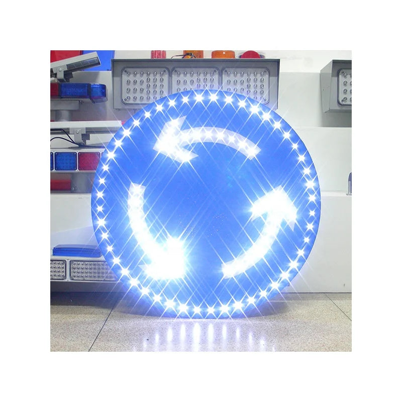 Solar Powered Flashing Lights for Stop Signs LED Pedestrian Crosswalk Signs Outdoor Digital 30 Speed Limit Traffic Signs