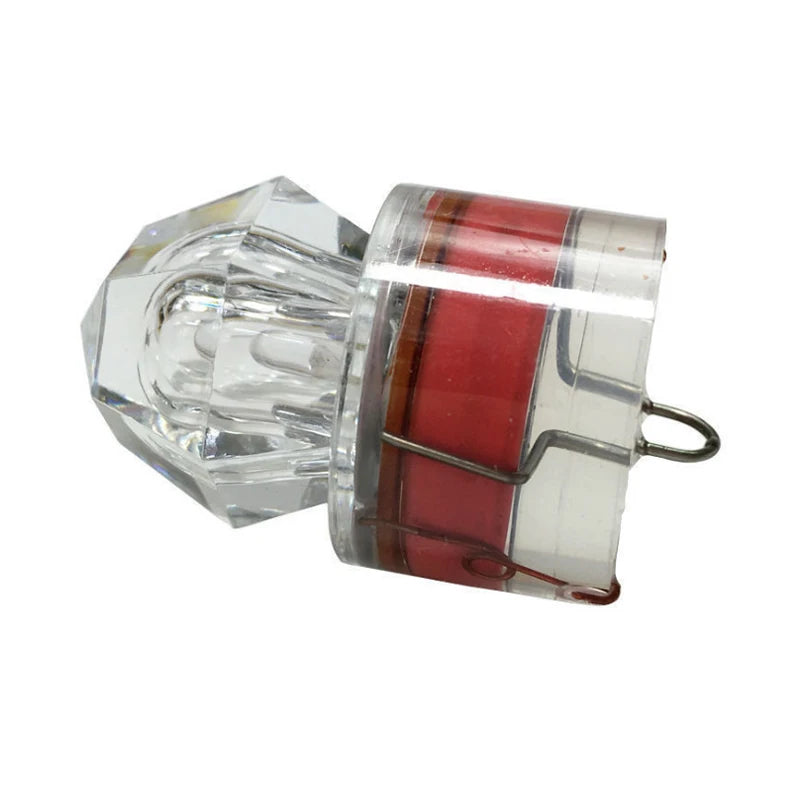 Deep Drop LED Fishing Lamp Underwater Diamond Shape Flash Light Attracting Squid Fishing Lure Tackle 5 Colors